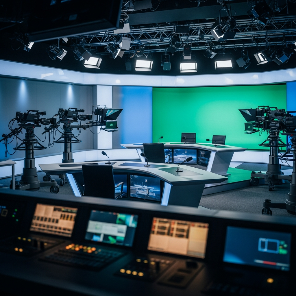 Newsroom Studio Setup